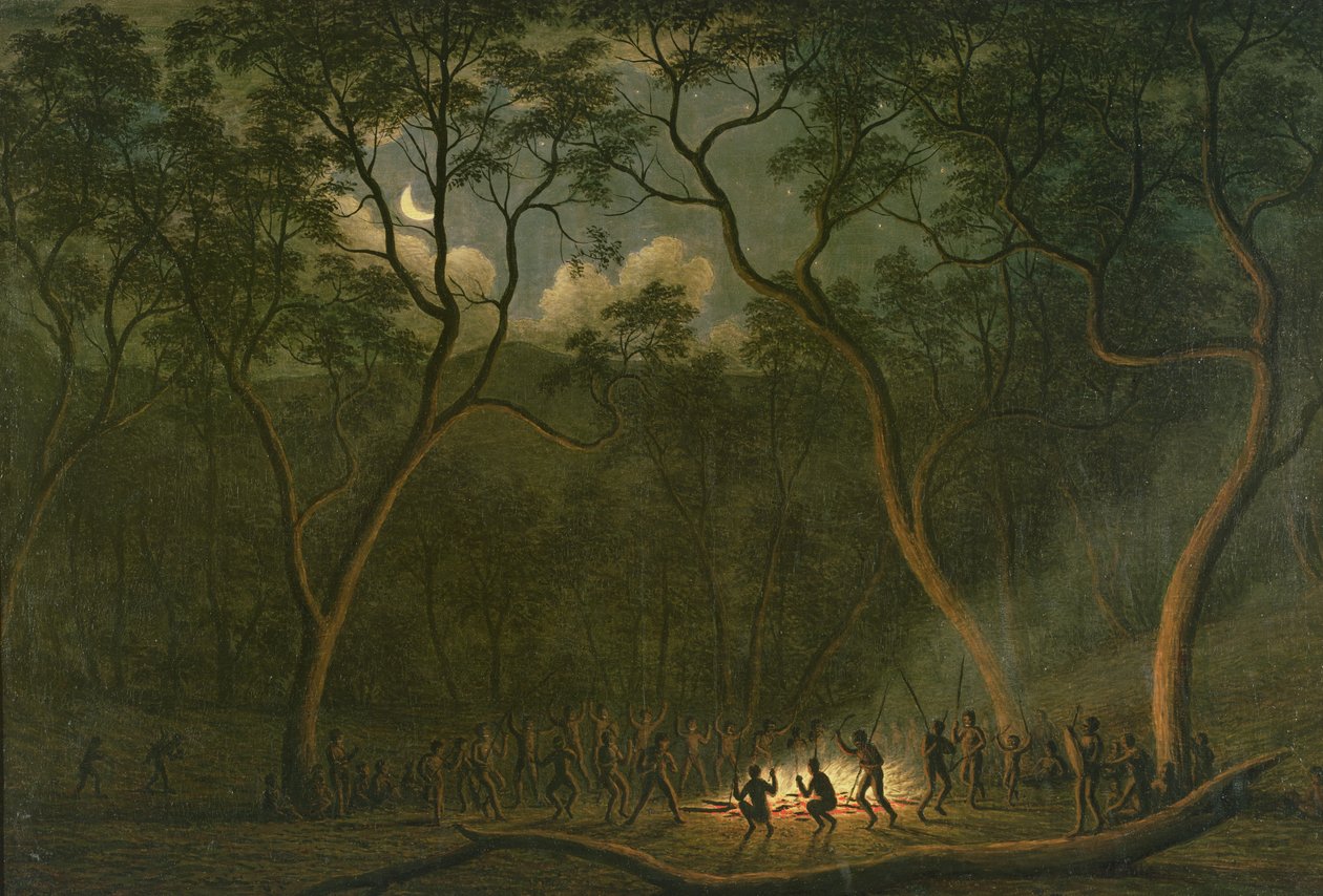 Aboriginal Coroboree in Van Diemen