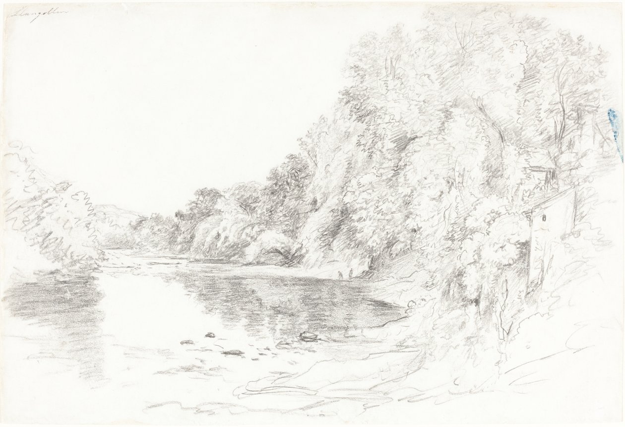 The River at Llangollen by John Glover