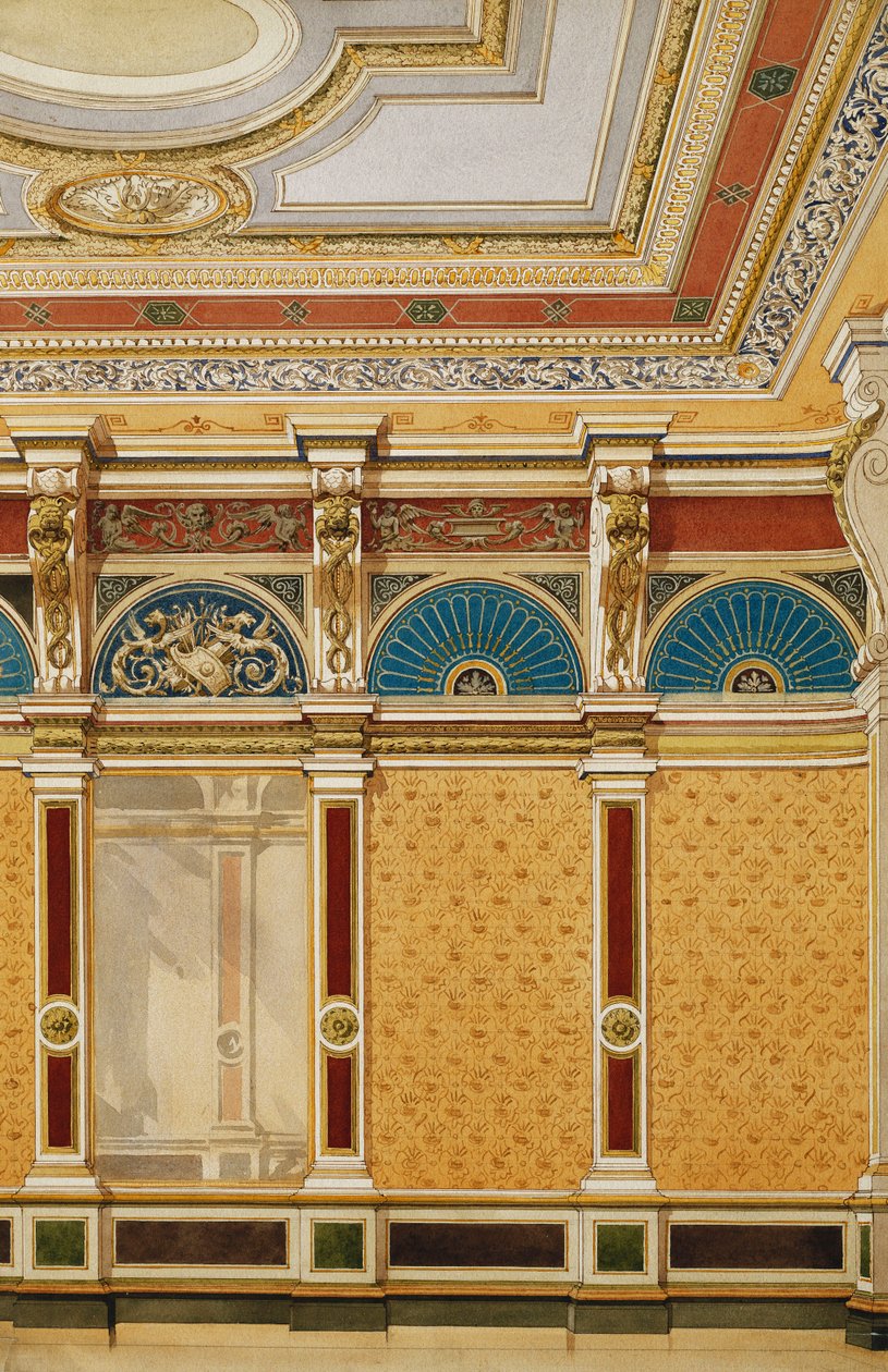 Design for the Decoration of the Interior of a Stateroom by John Gregory Crace