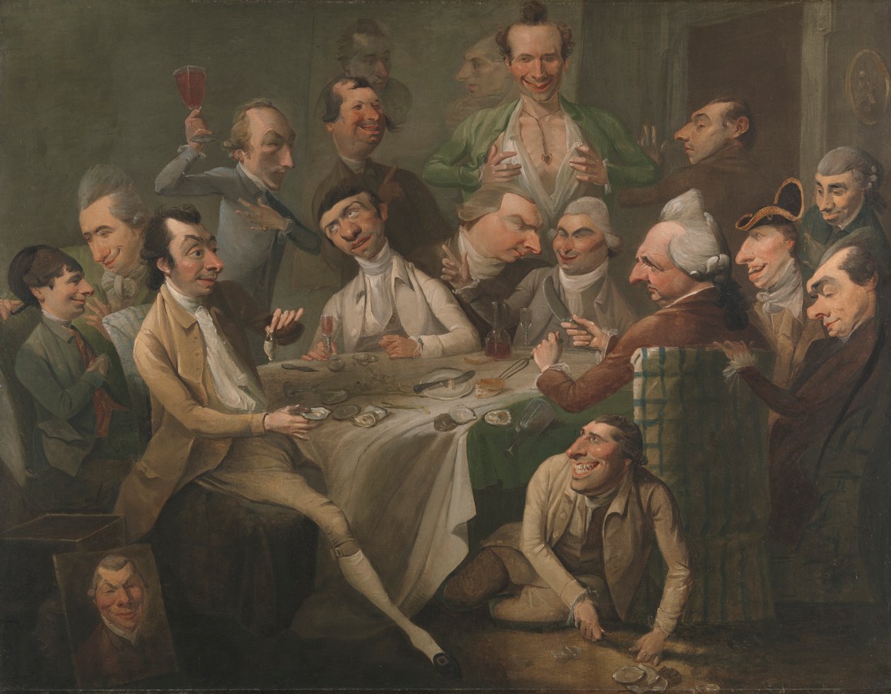 A Caricature Group by John Hamilton Mortimer