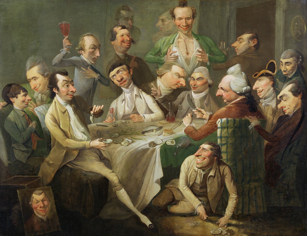 A Caricature Group (c.1776) by John Hamilton Mortimer