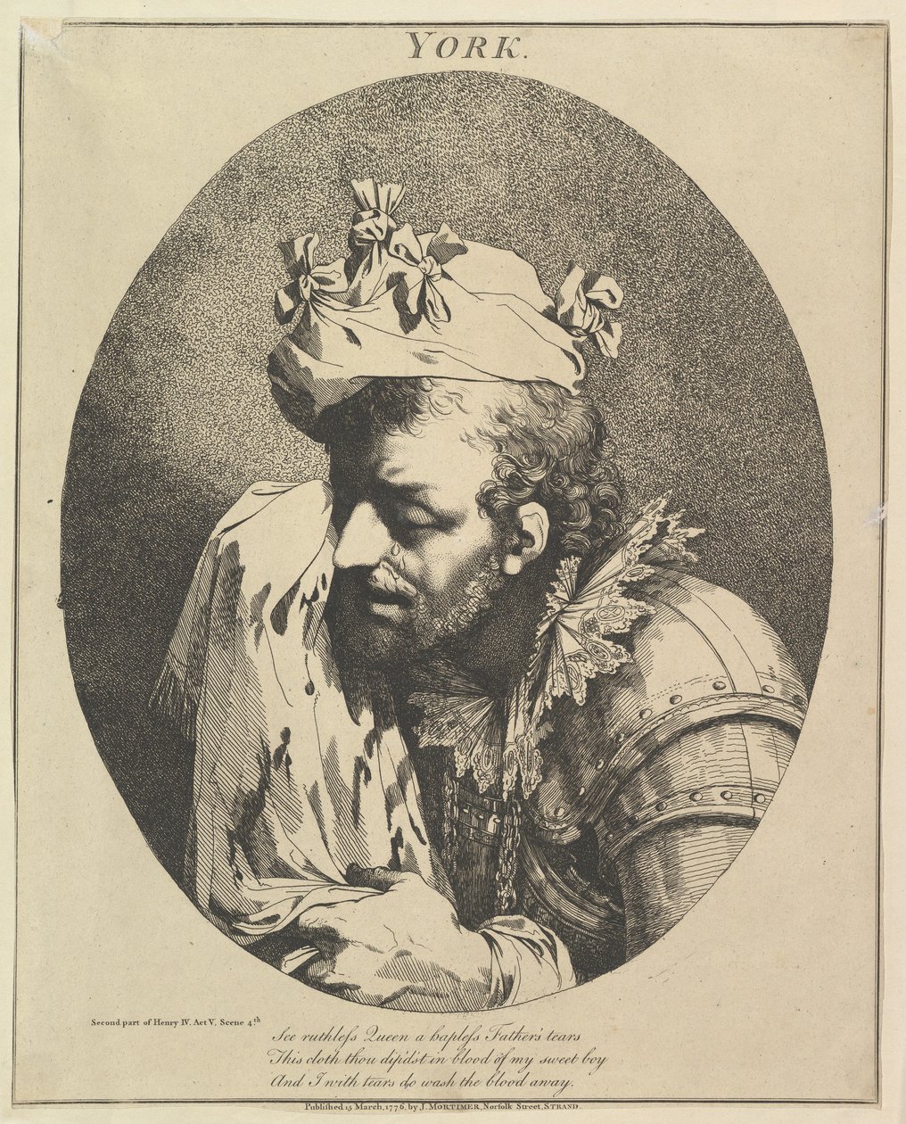 Duke of York Twelve Characters from Shakespeare, March 15, 1776 by John Hamilton Mortimer