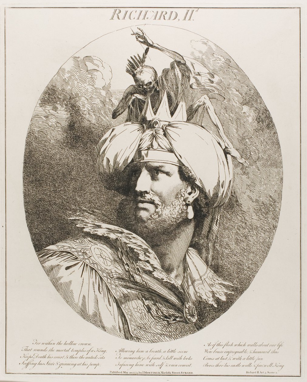 Richard II, from Twelve Characters from Shakespeare by John Hamilton Mortimer