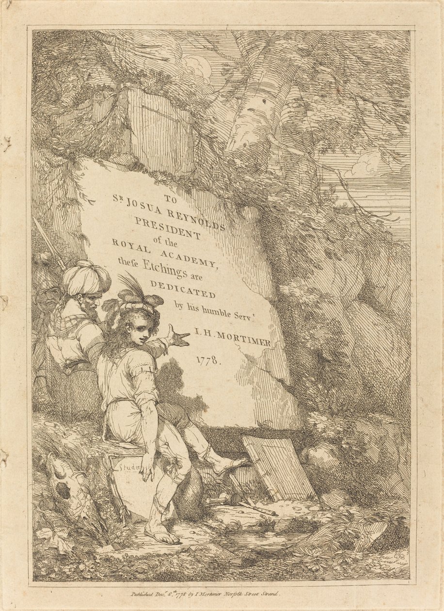 Title Page by John Hamilton Mortimer