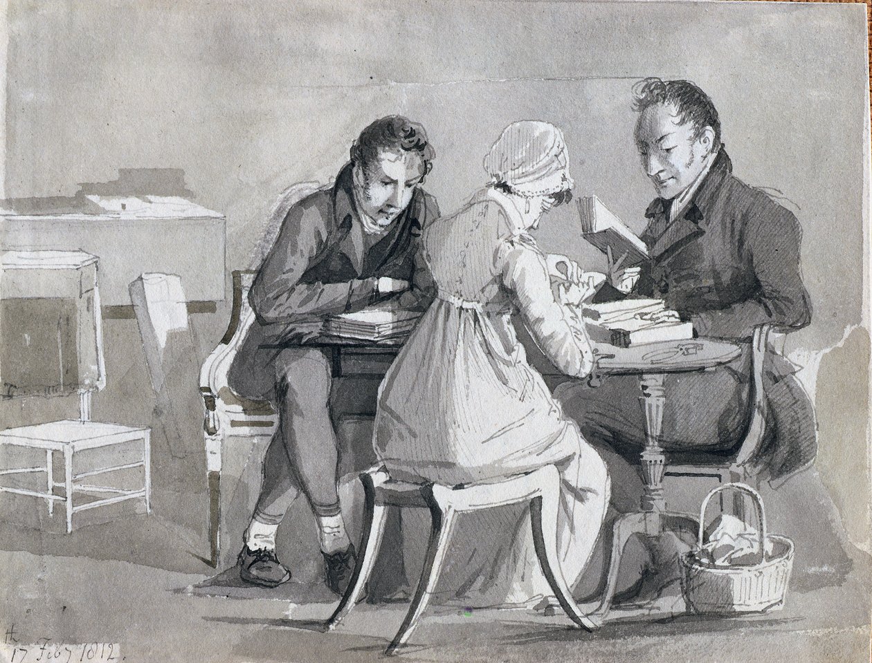 An Evening Reading by John Harden