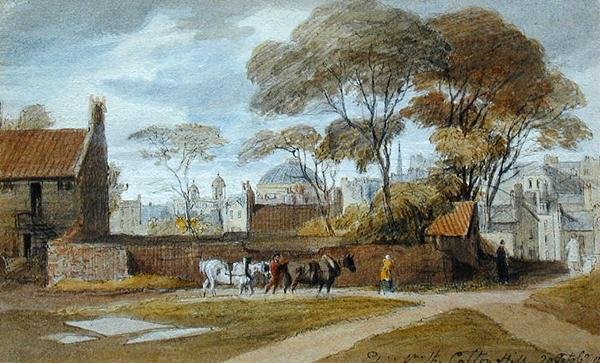 Calton Hill, Edinburgh - The Register House by John Harden