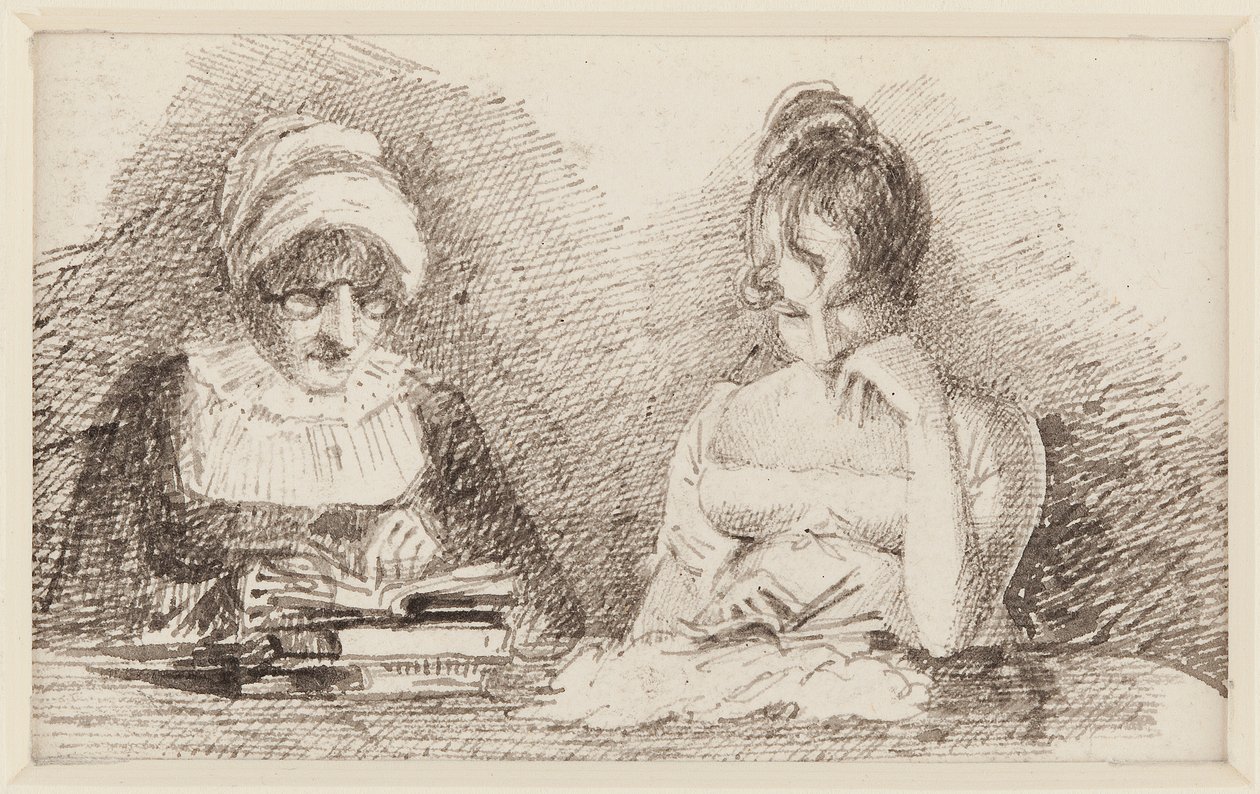 Jessy & Mrs H, 1806 by John Harden
