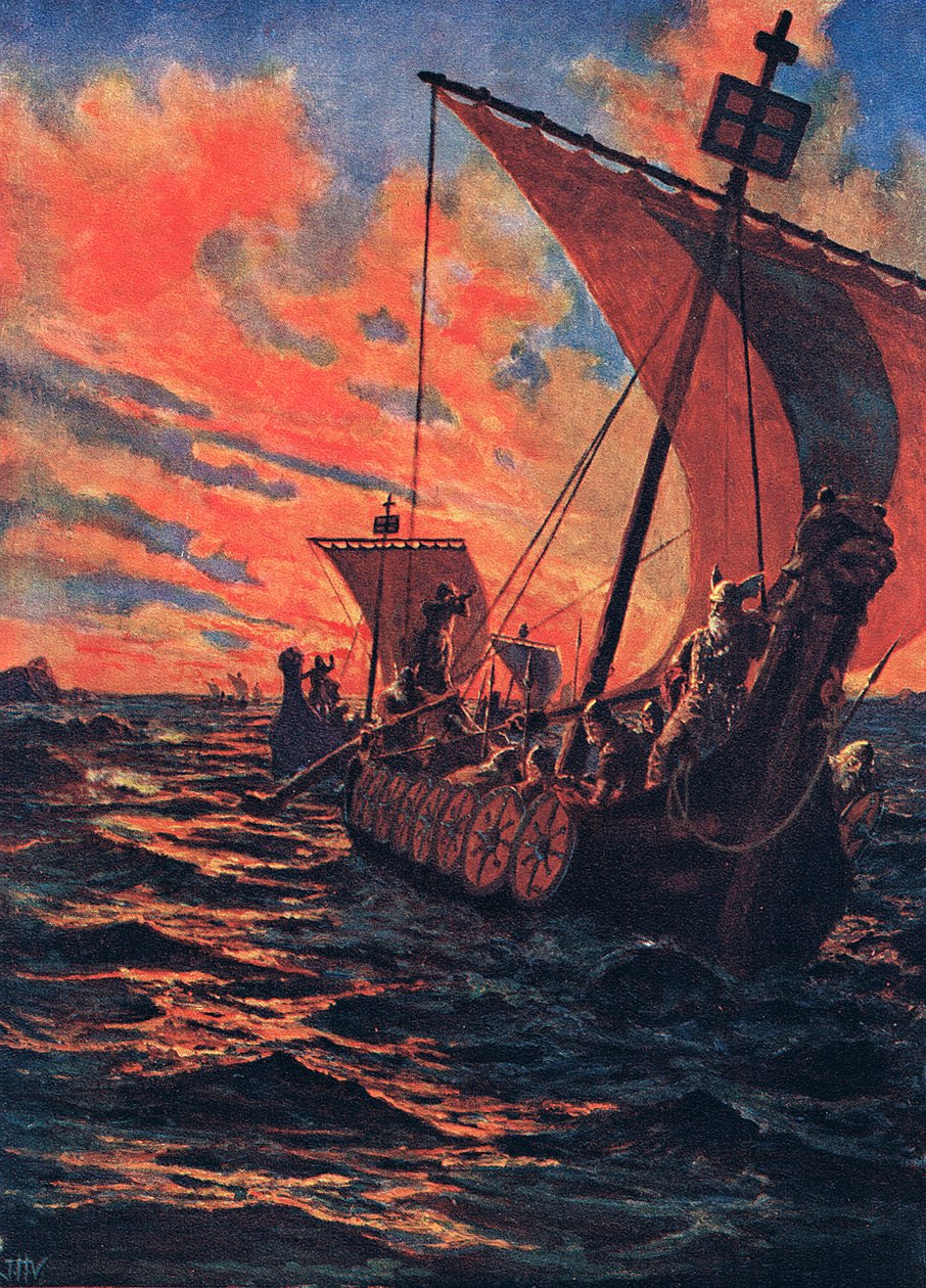 The Return of the Vikings, Illustration from 