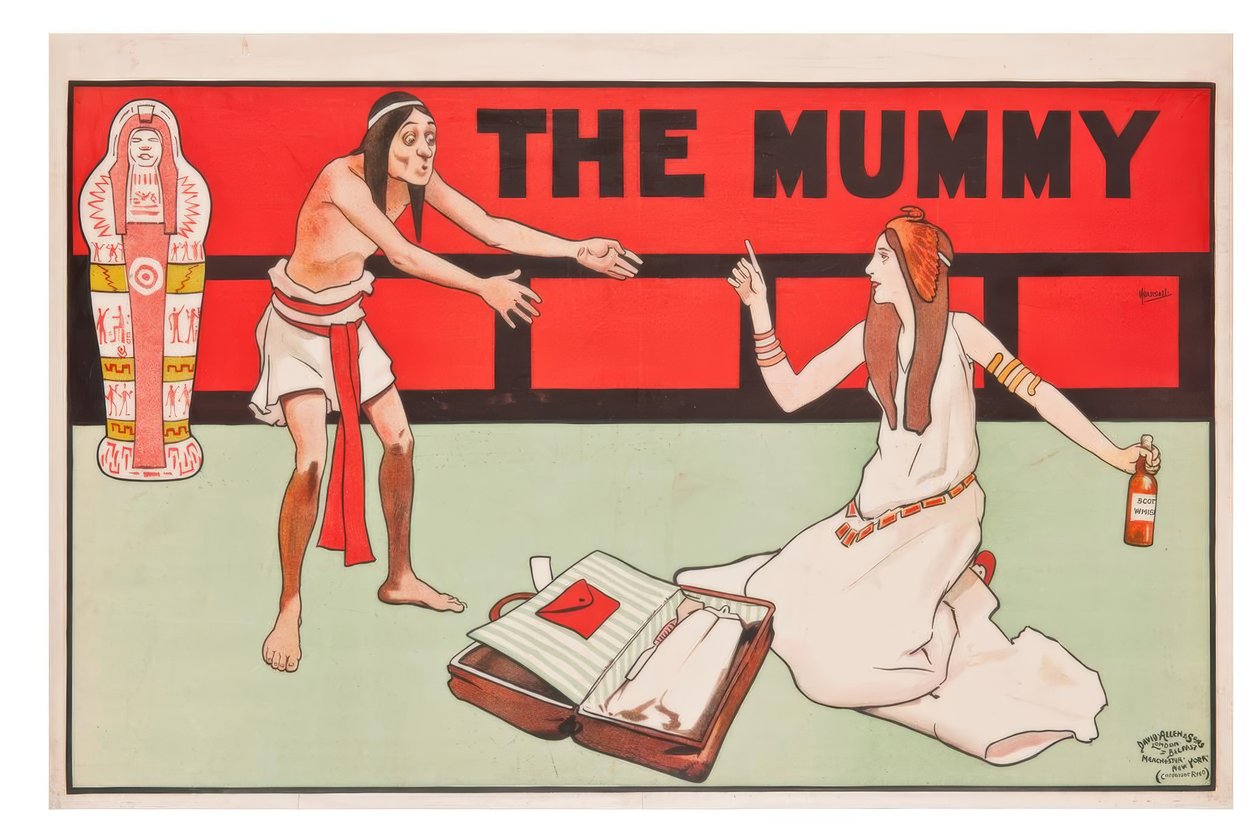 The Mummy, J. Hassall, Poster, 1896 by John Hassall