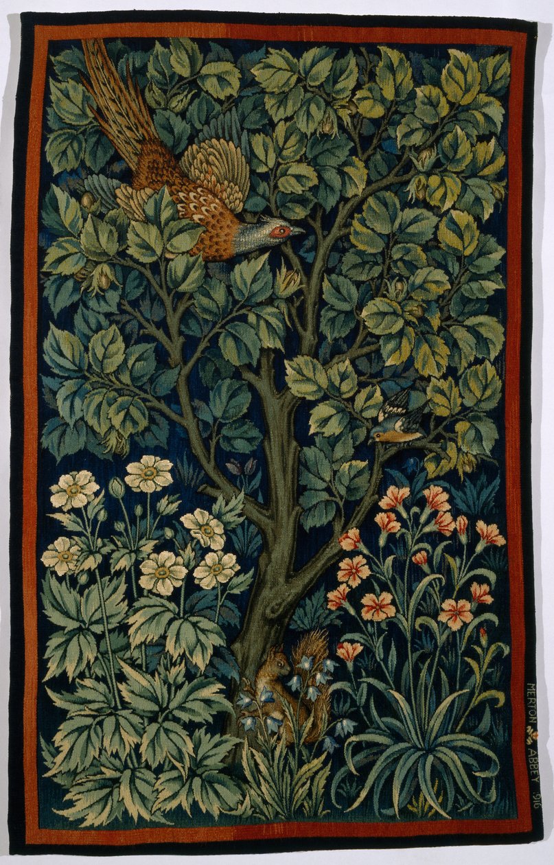 Cock Pheasant, made by Morris & Co. 1916 by John Henry Dearle