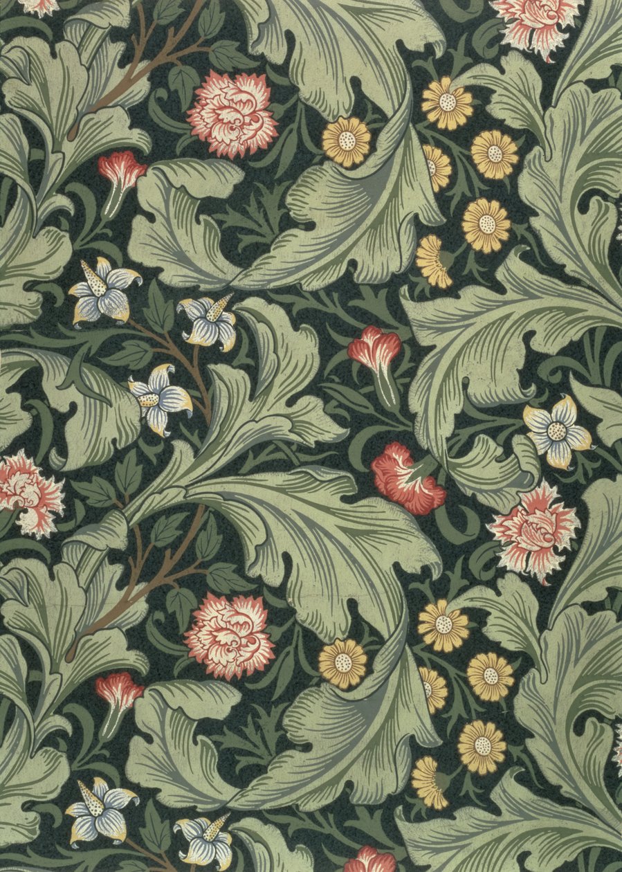 Leicester wallpaper, designed by John Henry Dearle for Morris and Company by John Henry Dearle
