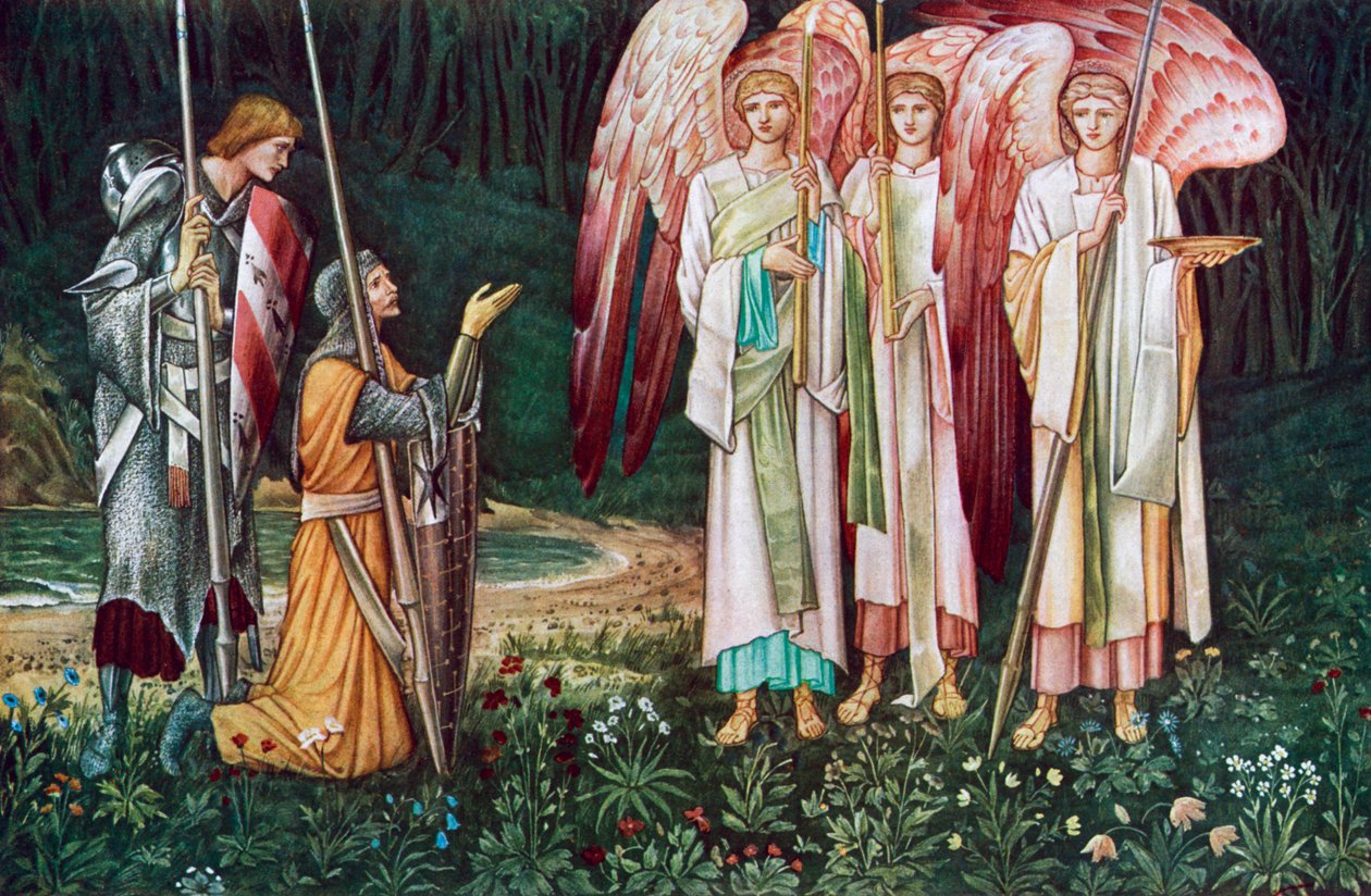 The Vision of the Holy Grail by John Henry Dearle