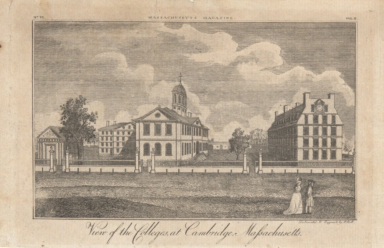 View of the Colleges at Cambridge, Massachusetts by John Henry Hill