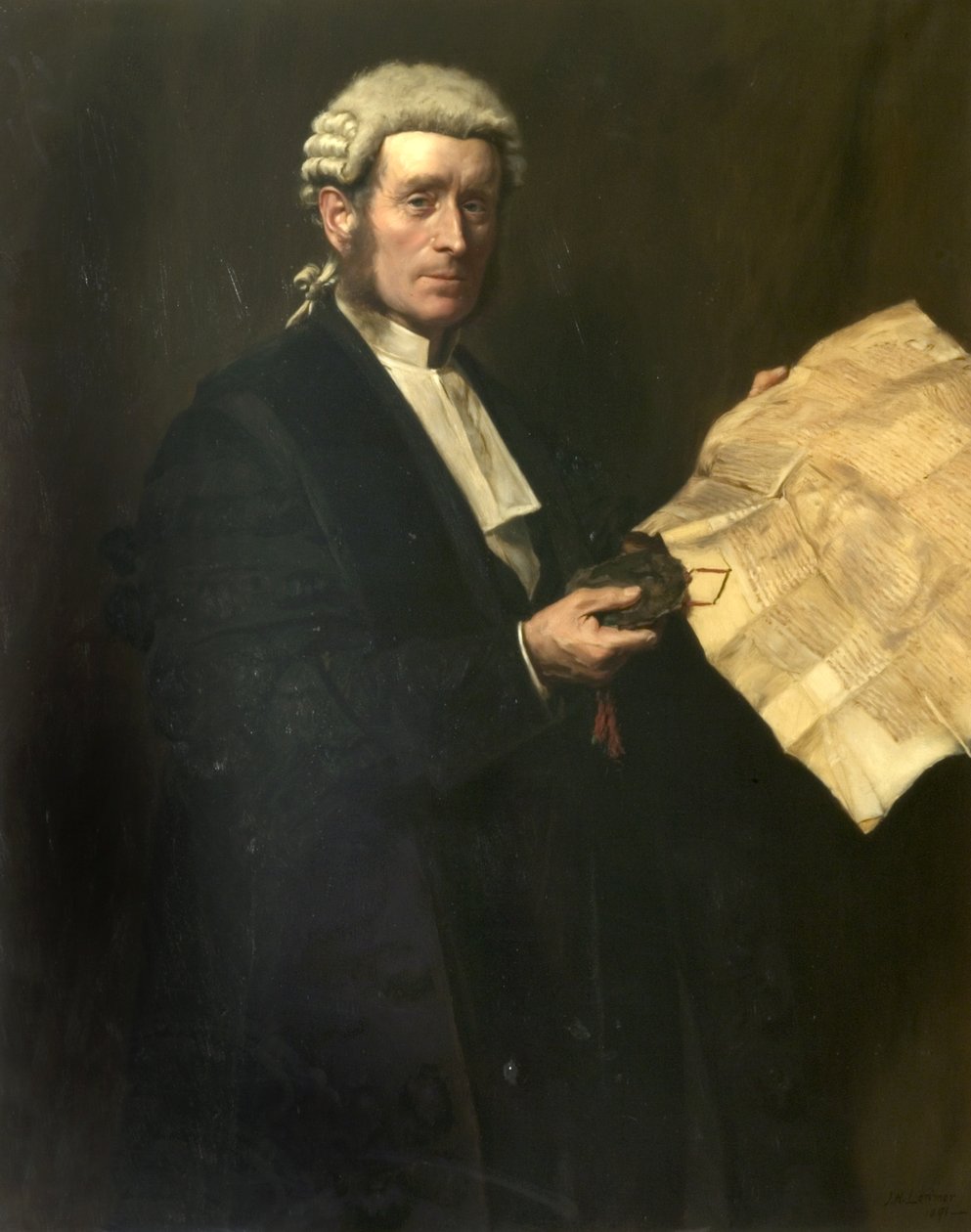Sir Samuel George Johnson by John Henry Lorimer