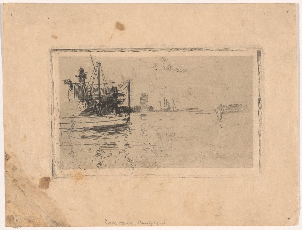 Coal Dock, Bridgeport by John Henry Twachtman
