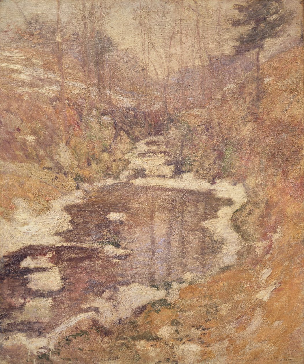 Hemlock Pool by John Henry Twachtman