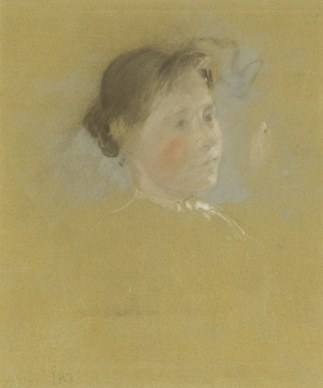 Study of a Head, c.1888-95 by John Henry Twachtman
