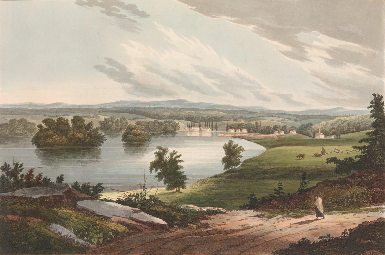 Fort Edward No. 10 of The Hudson River Portfolio by John Hill