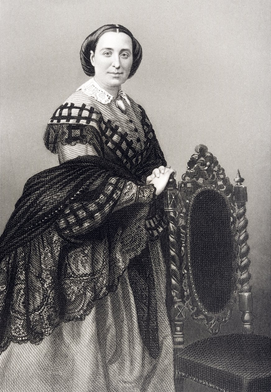 Madame Rosino Penco (1823-94) engraved by D.J. Pound from a photograph, from 