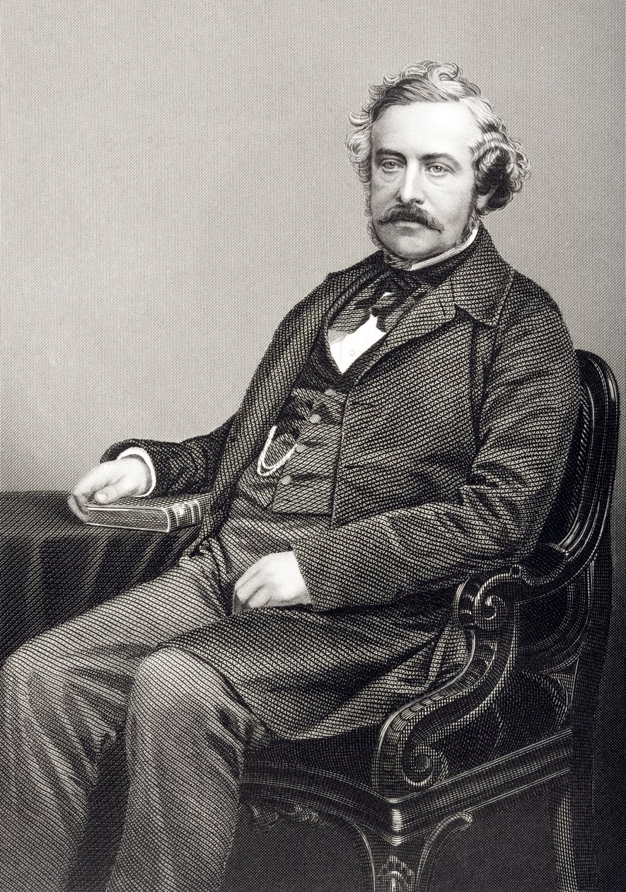 Martin Farquhar Tupper engraved by D.J. Pound from a photograph, from 