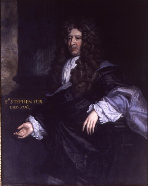 Sir Stephen Fox Paymaster General by John James Bakker
