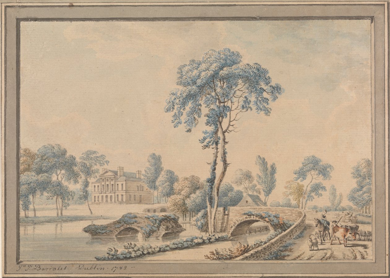 View of Lucan House by John James Barralet