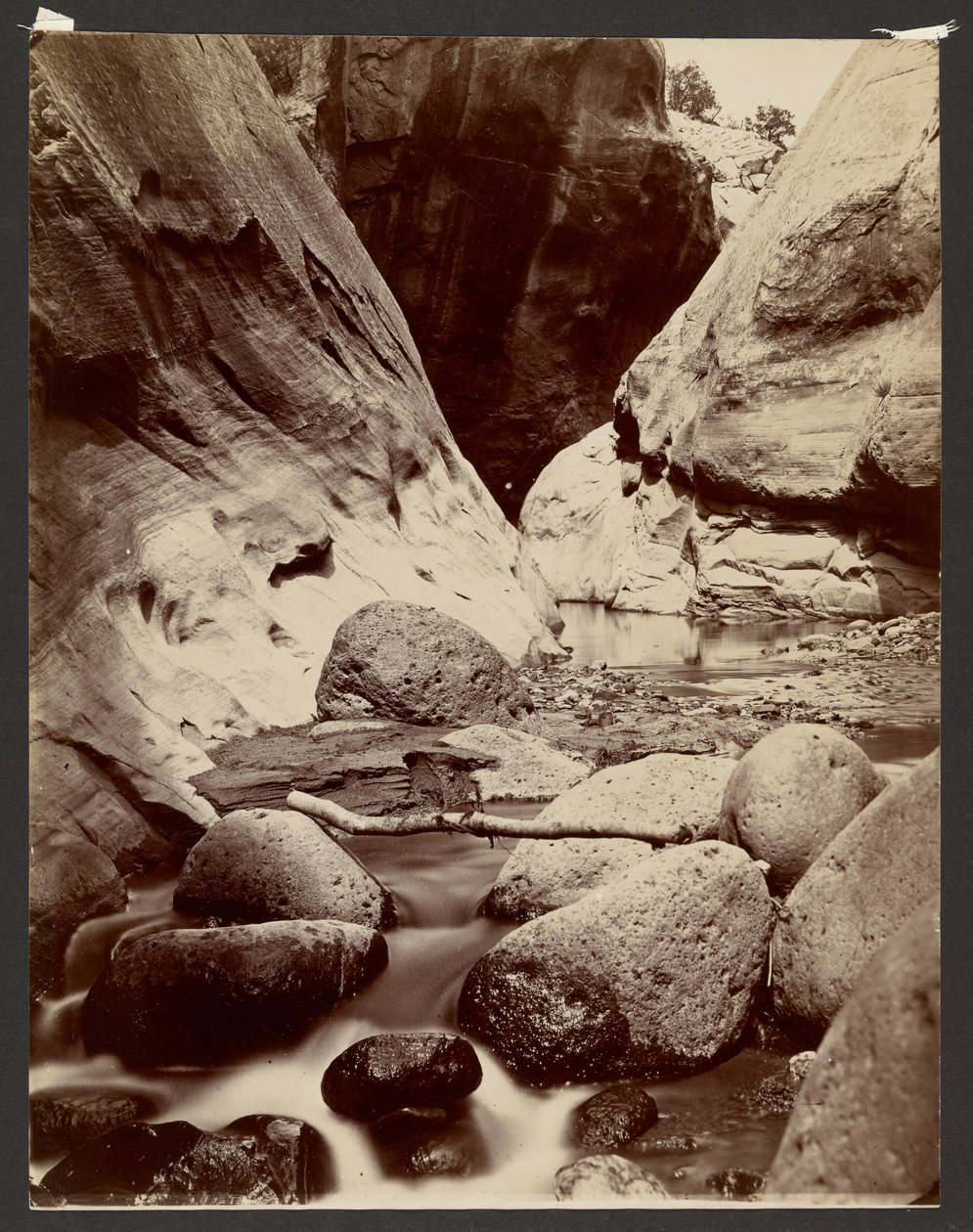 Tantalus Creek, Tributary of Fremont River by John K. Hillers