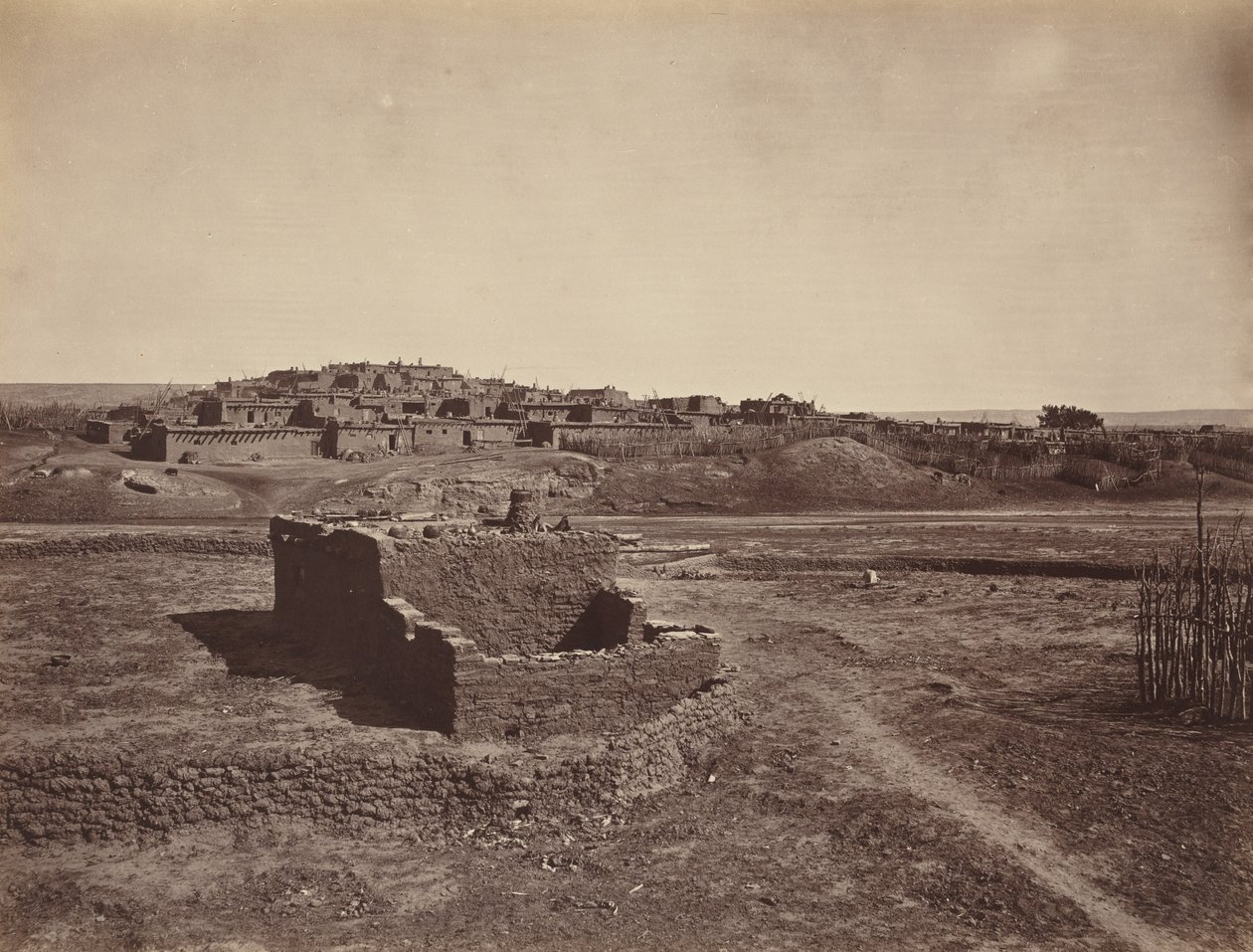 Zuni Pueblo, 1879 by John K. Hillers