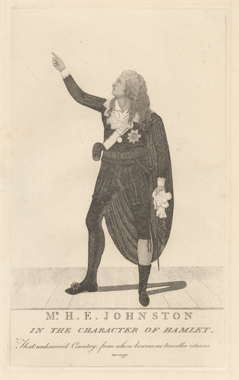 Mr. H. E. Johnston in the Character of Hamlet by John Kay