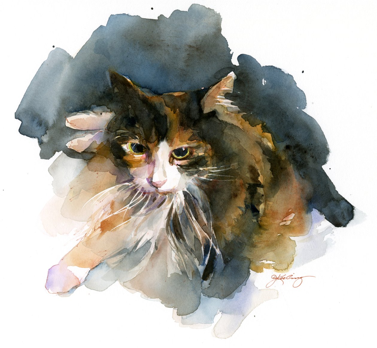 Calico Cat, 2015 by John Keeling