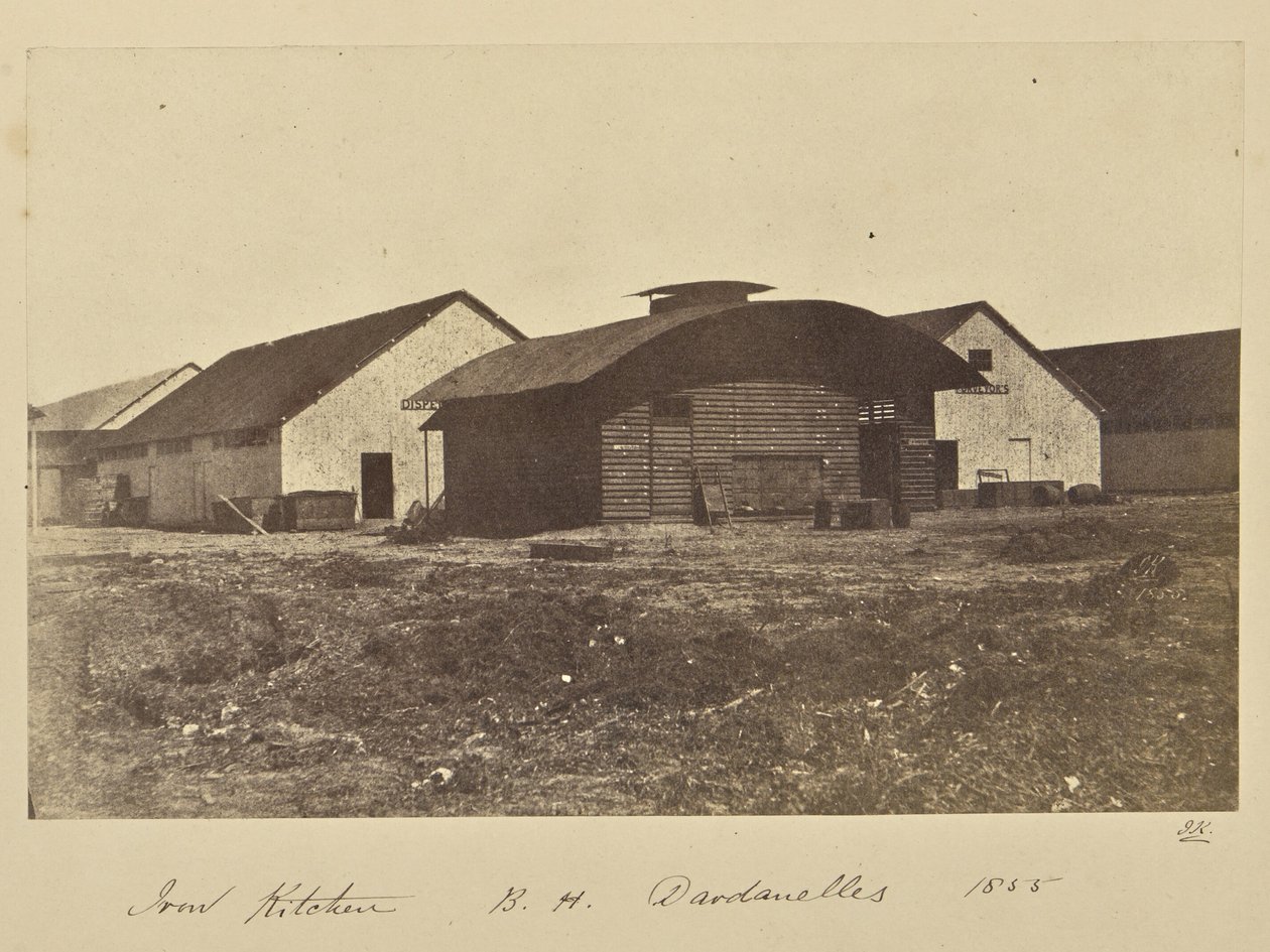 Iron Kitchen, B.H. Dardanelles 1855 by John Kirk