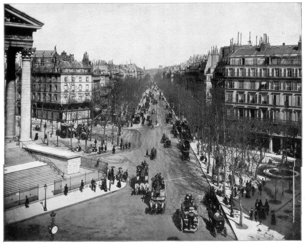 Boulevard de la Madeleine, Paris by John L. Stoddard