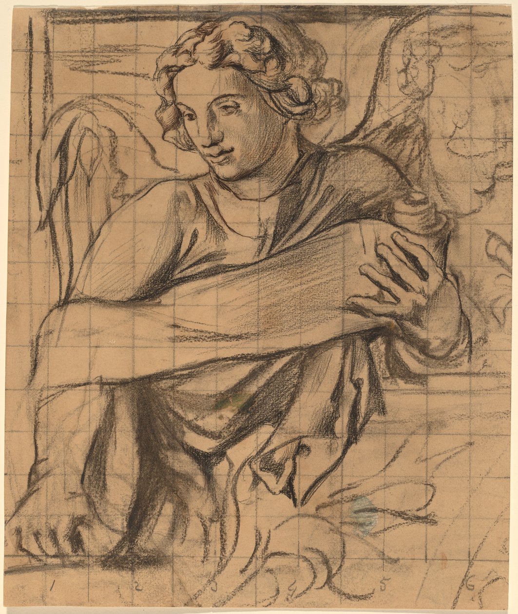 Angel - Trinity Church Mural by John La Farge
