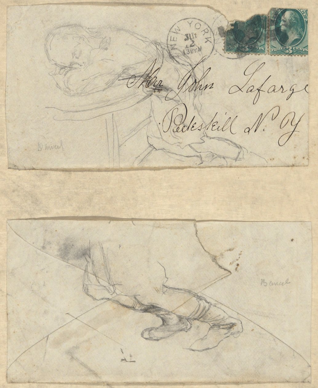 Bancel Asleep by John La Farge