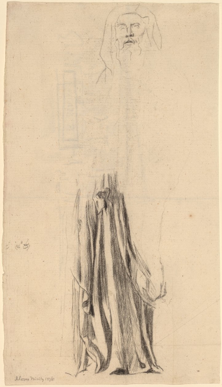 Study for Moses - Trinity Church, Boston by John La Farge