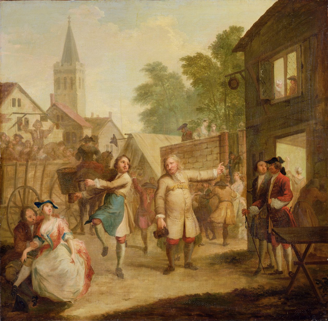 Hob Continues Dancing in Spite of his Father by John Laguerre