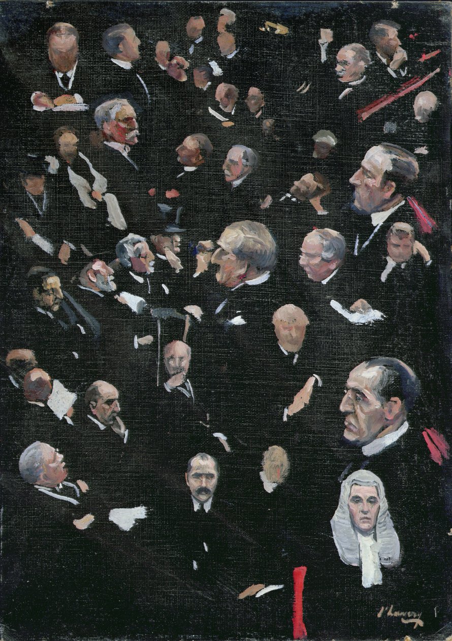 Studies in the House of Lords, Viscount Morley Moving the Address by John Lavery