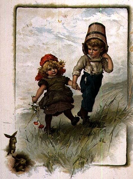 Jack and Jill, from an Illustrated Book of Children