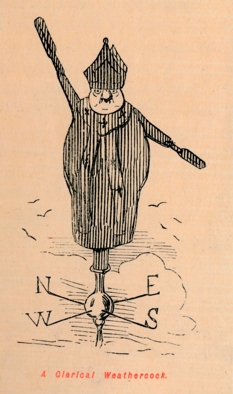 A Clerical Weathercock by John Leech