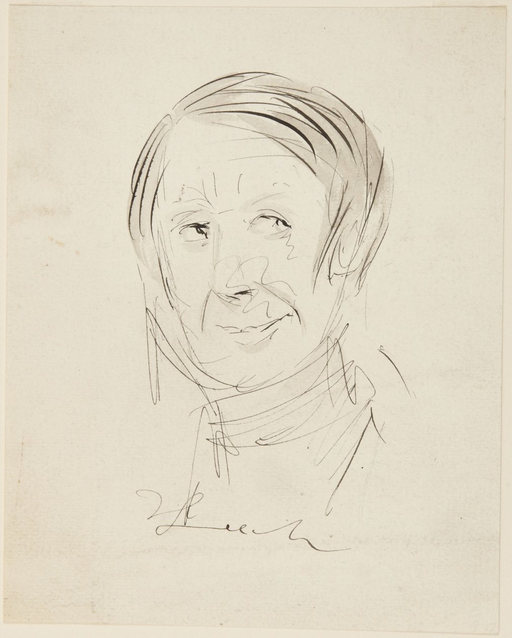 Head of Man by John Leech