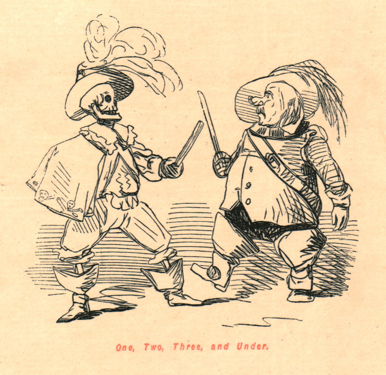One, Two, Three, and Under by John Leech