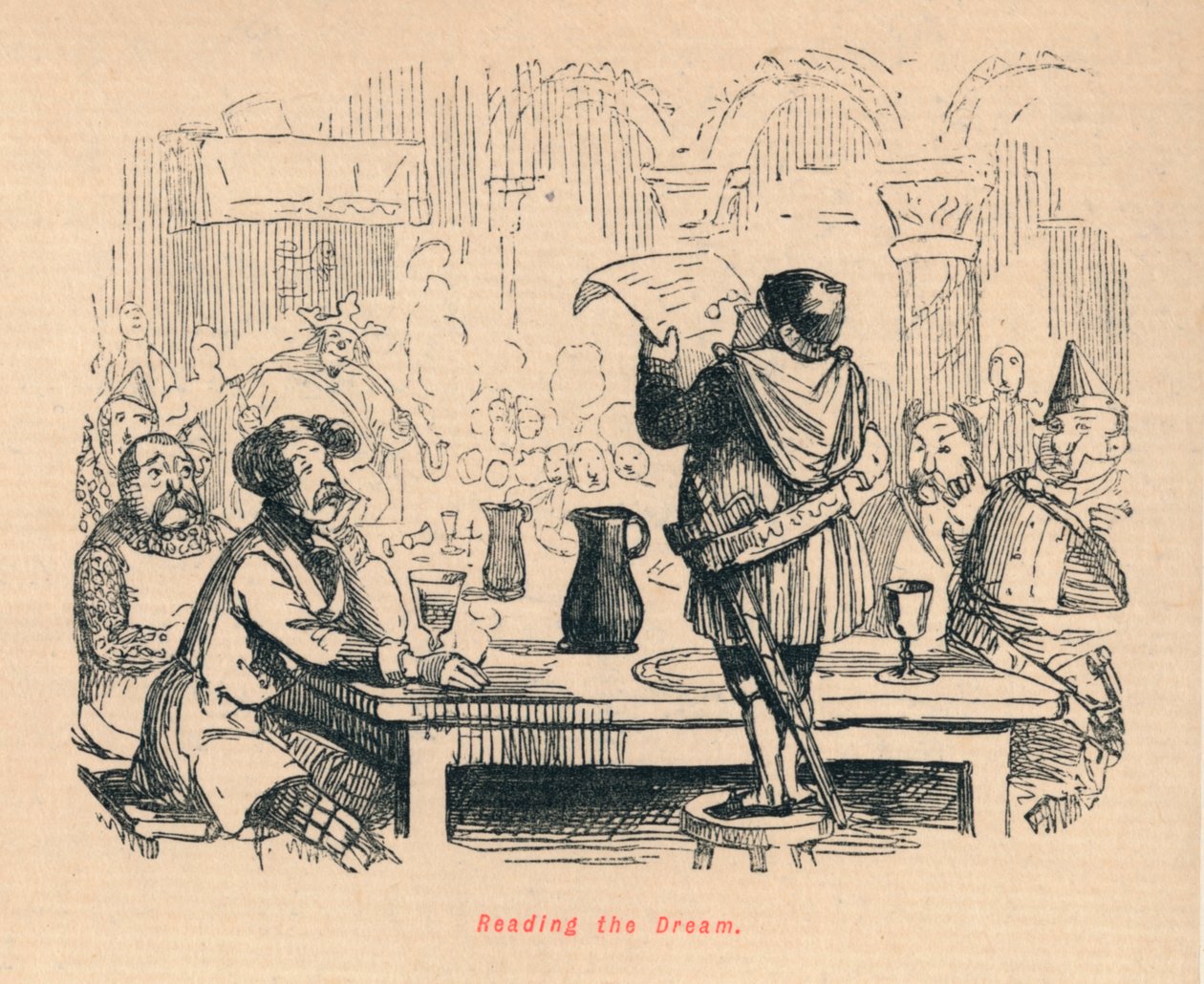 Reading the Dream, c. 1860 by John Leech