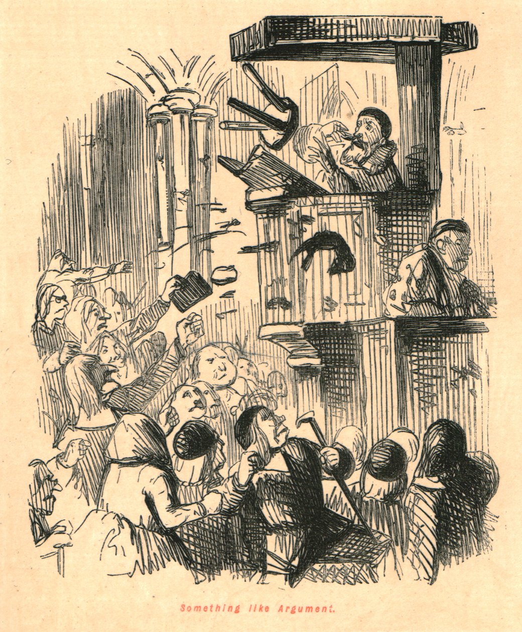 Something Like Argument, 1897 by John Leech
