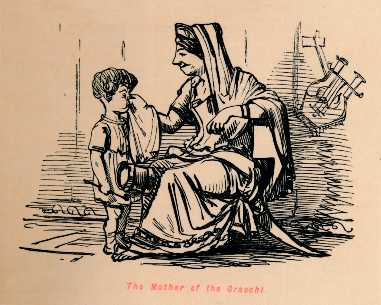 The Mother of the Gracchi by John Leech