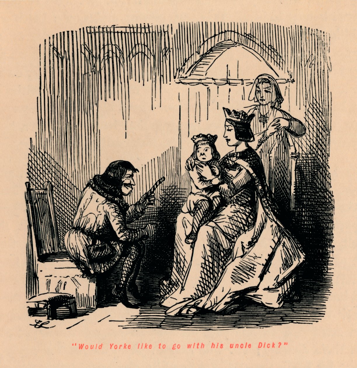 Would Yorke Like to Go with His Uncle Dick by John Leech