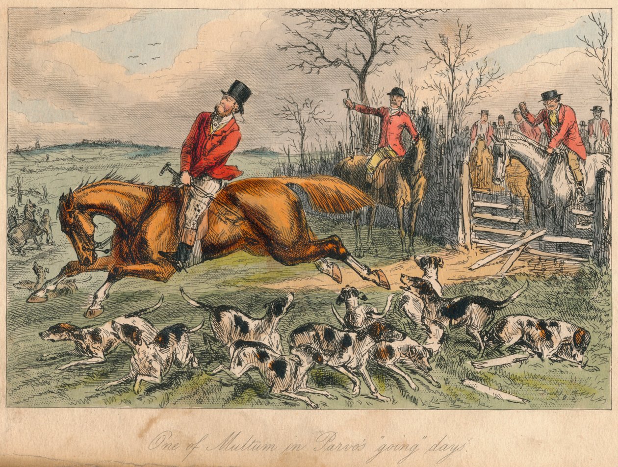 One of Multum in Parvos Going Days by John Leech and Hablot Knight Browne
