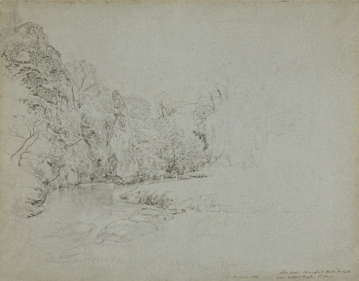 Pike Pool, Beresford Hall, Derbyshire by John Linnell