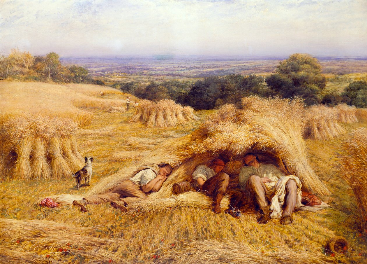 The Noonday Rest by John Linnell