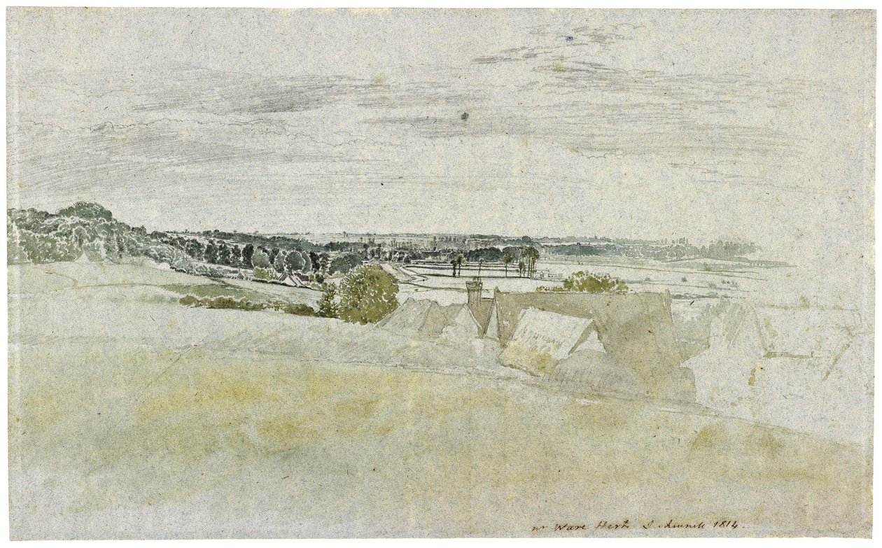 View of Amwell Hill, near Ware, in Hertfordshire, 1814 by John Linnell