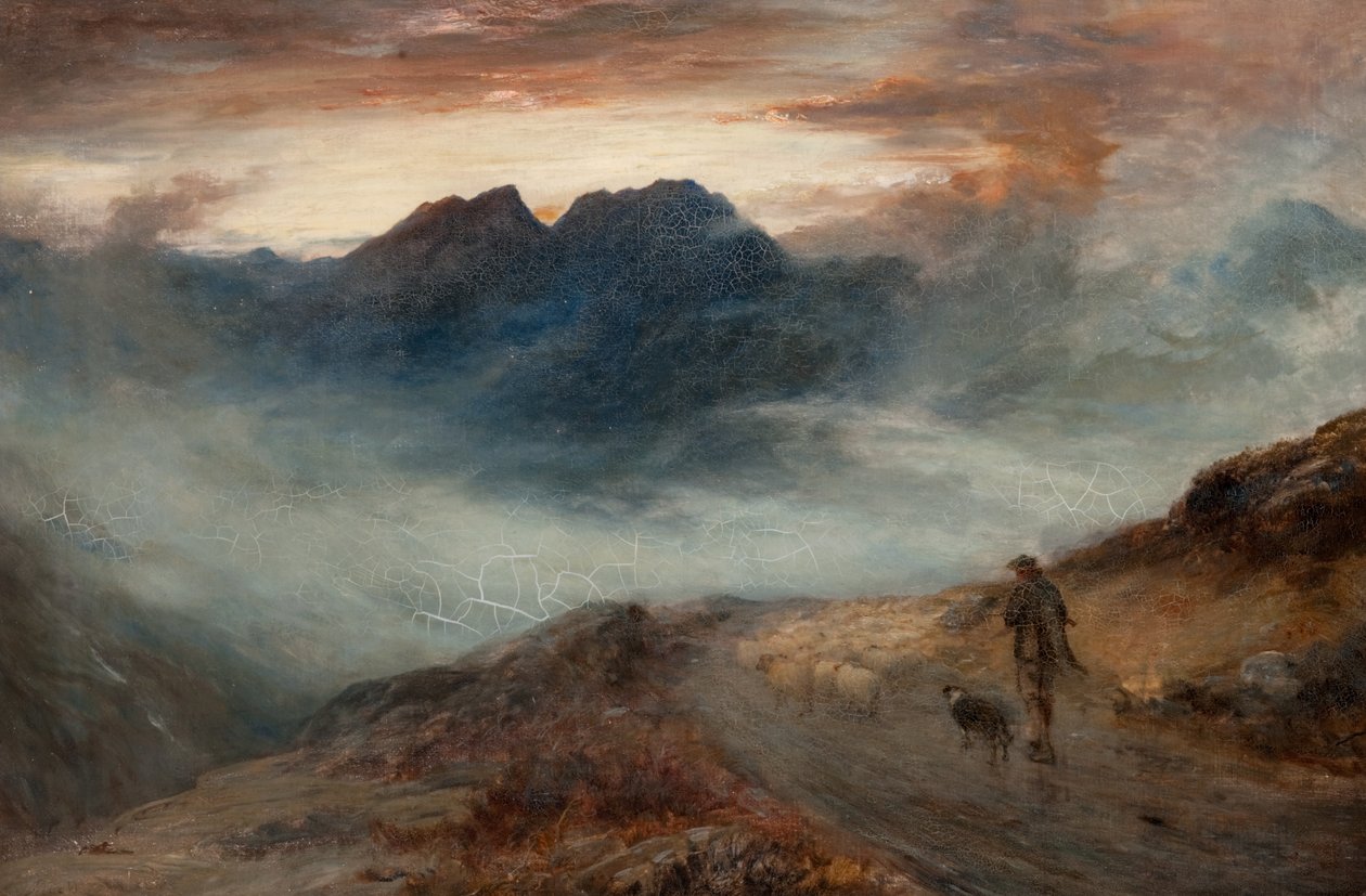 Mist on the Mountains by John MacWhirter